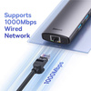 Hub 6in1 Baseus StarJoy Series, USB-C to 3x USB 3.0 + HDMI + USB-C PD + RJ45