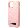 Karl Lagerfeld Monogram 3D Pattern - Etui iPhone 14 Plus (różowy)