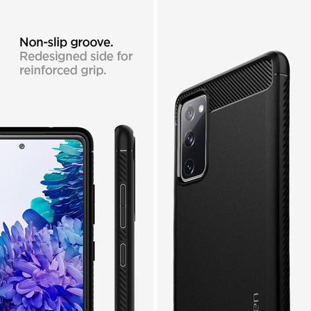 Case SAMSUNG GALAXY S20 FE / S20 LITE Spigen Rugged Armor Matte black