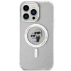 Karl Lagerfeld Karl&amp;Choupette Glitter MagSafe Hülle für iPhone 15 Pro Max – transparent