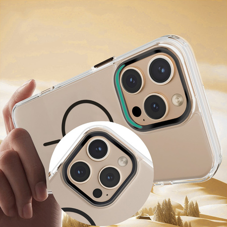 Nakładka Clear Thin Mag do iPhone 17 Air 6,6" czarna