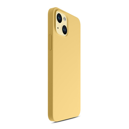 Apple iPhone 15 Plus - 3mk Hardy Silicone MagCase Yellow