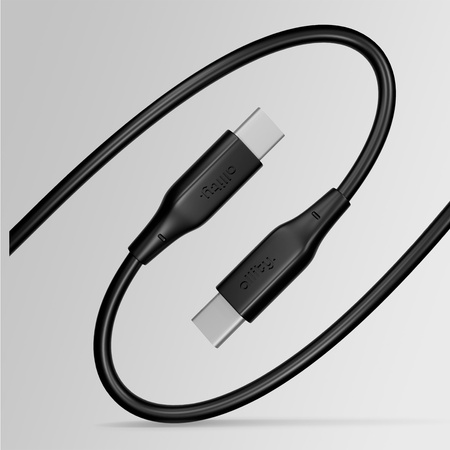 Allity kabel AUC-02 USB-C - USB-C 1,0 m 60W czarny