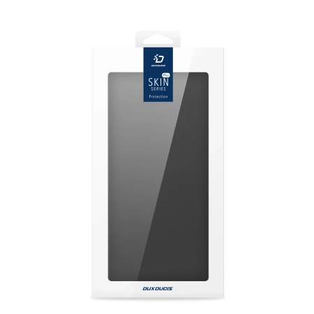 Dux Ducis Skin Pro Hülle für Samsung Galaxy S25 Edge mit Klappdeckel und Kartenfach - Schwarz