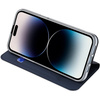 Etui do iPhone 15 Pro pokrowiec z klapką i portfelem Dux Ducis Skin Pro - niebieski