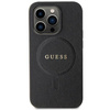 Original Case IPHONE 14 PRO Guess Hardcase Saffiano MagSafe (GUHMP14LPSAHMCK) black