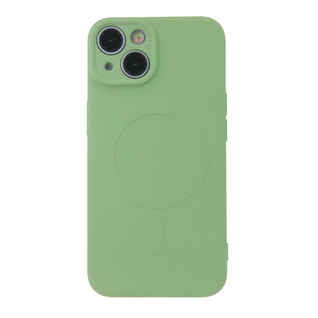 Nakładka Simple Color Mag do iPhone 16 6,1&quot; jasnozielona