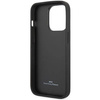 Original Case IPHONE 14 PRO MAX BMW Leather Diamond Pattern (BMHCP14X22RFGR) burgundy