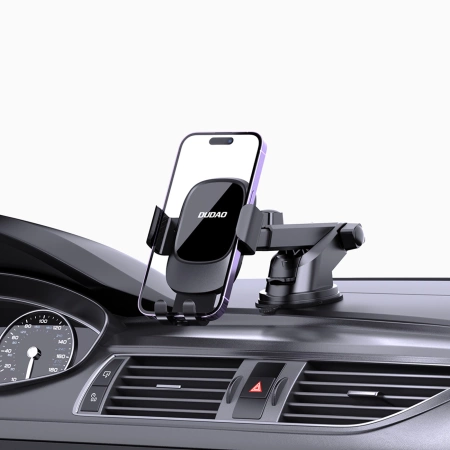 Dudao F5N+ Smartphone-Halterung mit Saugnapf, Schwerkraft - schwarz