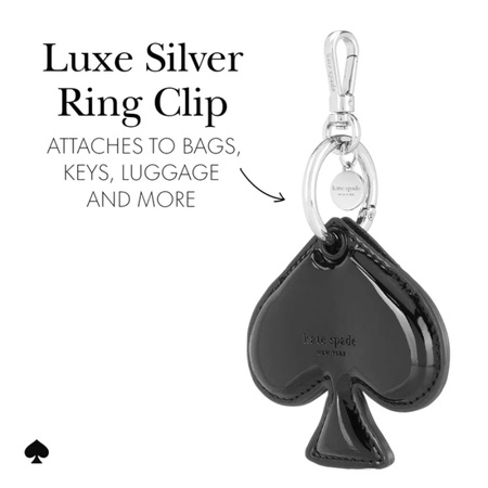 Kate Spade New York Charm Keychain - Etui ochronne brelok do Apple AirTag (Spade)