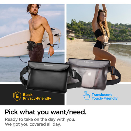 Torba Spigen A620 Waterproof Waist Bag 2-pack czarne