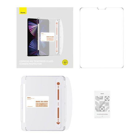 Szkło Hartowane APPLE IPAD PRO 12.9 (3gen / 4gen / 5gen) Baseus Corning Clear
