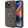 Oryginalne Etui GUESS Hardcase GUHMP14LG4GFRW do iPhone 14 Pro (Kompatybilny z Magsafe / 4G Ring classic logo / brązowy)