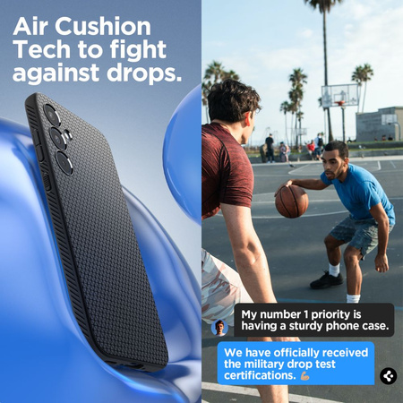 Etui SAMSUNG GALAXY A35 5G Spigen Liquid Air Matte czarne