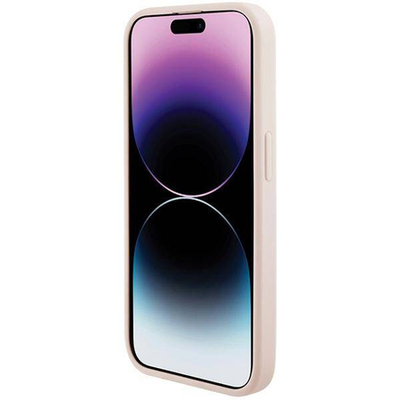 Karl Lagerfeld Quilted K Pattern Hülle für iPhone 15 Pro Max – Rosa