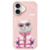 Nimmy etui iPhone 16 6.1" różowy/pink     Cool&Cute 2.0 Cat