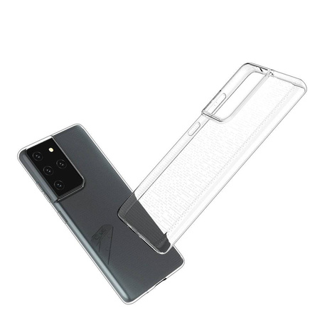 Ultra Clear 0.5mm Case Gel TPU Cover for Samsung Galaxy S21 Ultra 5G transparent