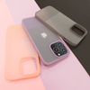 Kingxbar Plain Series Hülle für iPhone 13 Pro Silikonhülle grau