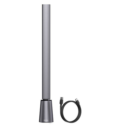 Baseus Smart Eye bezprzewodowa biurkowa lampka LED z akumulatorem 2200 mAh szary (DGZG-0G)