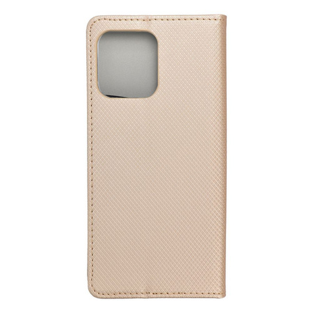 Kabura Smart Case book do MOTOROLA MOTO Edge 40 PRO złoty