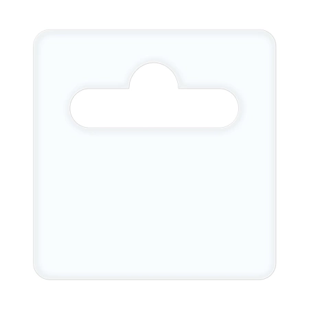 Euro pendant 50x50 mm premium with rubber glue 1000 pcs/roll (0.35 mm foil)