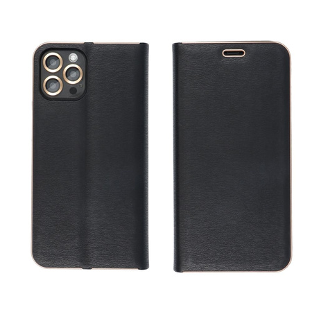Kabura LUNA Book Gold do IPHONE 15 Pro czarny