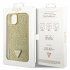 Guess GUHCP14SHDGTPD iPhone 14 6.1" złoty/gold hardcase Rhinestone Triangle