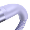 Baseus Flash Series II kabel USB Typ C / USB Typ A - USB Typ C / Lightning / micro USB 100 W 1,5 m fioletowy (CASS030205)