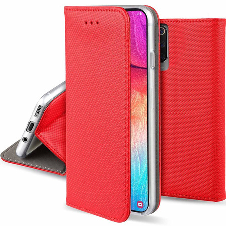 Etui Smart Magnet do Motorola Moto G35 czerwone