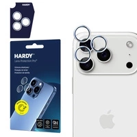 Szkło na obiektyw 3mk HARDY Lens Protection Pro na iPhone 17 Pro /17 Pro Max- srebrne