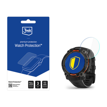 Garmin Instinct 3 45mm (Amoled, Solar) - 3mk Watch Protection FlexibleGlass
