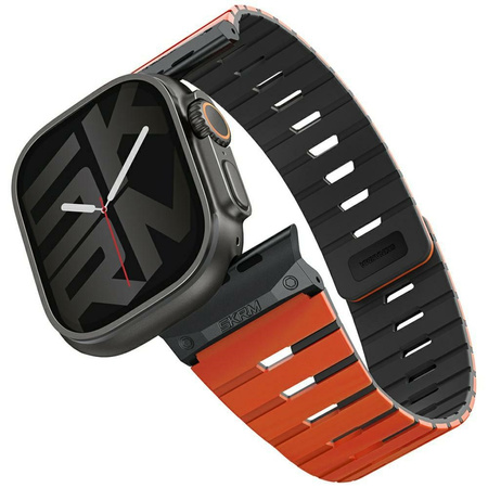 Pasek Skinarma Gemini do Apple Watch 49/46/45/44 mm pomarańczowy