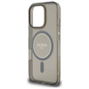 Original Case IPHONE 16 PRO Guess Hardcase IML Glitter Circle MagSafe (GUHMP16LHFGEREK) black