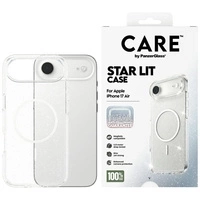 Etui CARE by PanzerGlass Flagship Urban Explorer w. White MagSafe na iPhone Air - przezroczysto-brokatowe