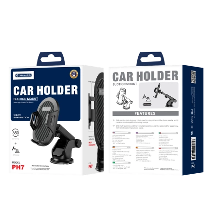 JELLICO Gravity- Autohalterung PH7 schwarz