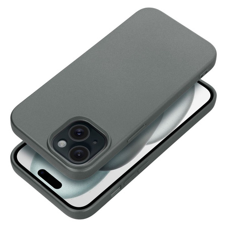 Futerał METALLIC do IPHONE 15 szary
