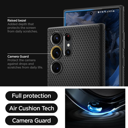 Spigen LIQUID AIR GALAXY S23 ULTRA MATTE BLACK