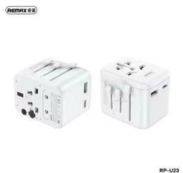 ŁAD PODRÓŻNA REMAX ASTRO SERIES RP-U23 EU/US/CN/AU 2.4A WHITE
