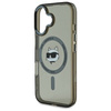 Karl Lagerfeld nakładka do iPhone 16 Plus 6,7" KLHMP16MHLSCHK czarna Hardcase IML Metal Choupette Head MagSafe
