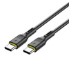 WIWU 60W szybki kabel typ C-C Wi-C034 czarny