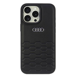 Audi nakładka Synthetic Leather do iPhone 16 Pro 6.3" czarna