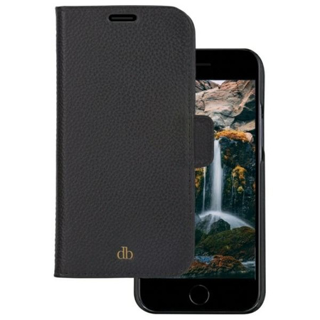 Etui dbramante 1928 New York 2w1 Wallet   do iPhone 7/8/SE 2020/SE 2022 czarny/black