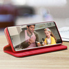 DUX DUCIS Hivo - skórzane etui portfelik do Samsung Galaxy S23 Plus czerwone