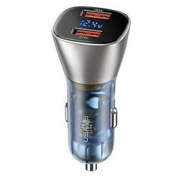 USAMS Ład. sam. C29 45W 2xUSB-A Fast Charge jasno złoty/light gold CC154CC01(US-CC154)