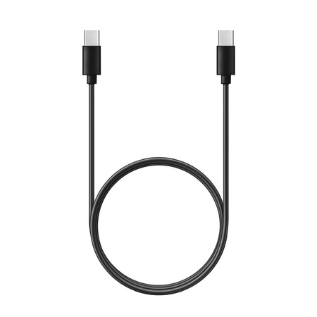 Kabel Typ C do Typ C Power Delivery PD 60W 3A C296 czarna (długa końcówka 8mm)