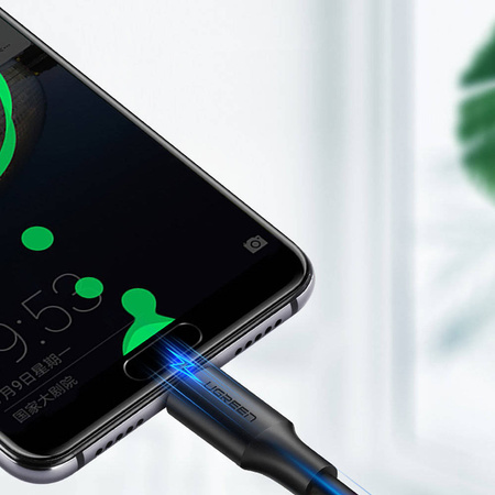 Ugreen cable USB cable - USB Type C Quick Charge 3.0 3A 0.25m black (US287 60114)