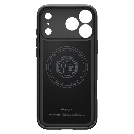 SPIGEN futerał THIN FIT MAG kompatybilny z MagSafe do IPHONE 17 Pro Max black