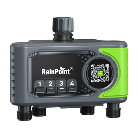 4- Zone Wifi Hose Timer wih Gateway RainPoint WiFi