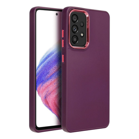 Futerał FRAME do SAMSUNG A52 5G / A52 LTE ( 4G ) / A52s 5G fioletowy