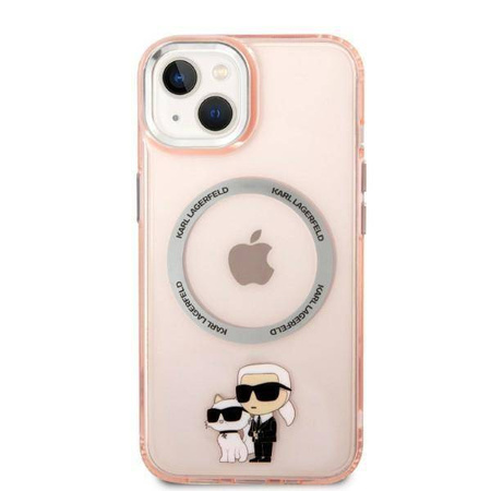 Karl Lagerfeld IML NFT Karl & Choupette MagSafe - Etui iPhone 14 Plus (różowy)